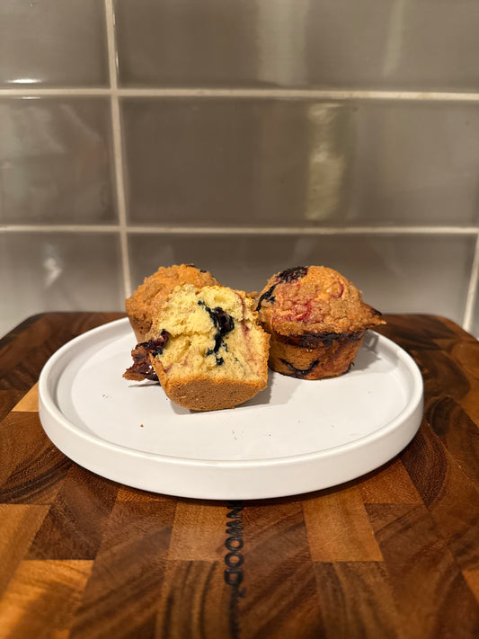 Berry Swirl Streusel Muffin